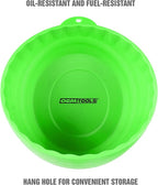 OEMTOOLS 25114 Magnetic Nut Cup, Magnetic Bowls for Holding Nuts and Bolts, 6 Inch Cup Diameter, Coated Magnet Sticks to All Ferrous Metal Work Surfaces,Green