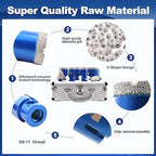 Diamond Drill bits kit for Porcelain Porcelain Tile Ceramic Marble Brick Concrete Vacuum Brazed Hole Saw (25/35/45/65/75mm+20mm Finger Bits+50mm Beveling Chamfer Bit)