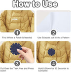 78.8 x 3 inch Nylon Repair Patch Self-Adhesive Fabric Patch Down Jacket Repair Patches for Puffer Jackets Tenacious Tape Polyester Waterproof Lightweight Outdoor Tent Repair Patch Kit for Clothes Bag