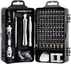 115-in-1 Precision Screwdriver Set, Mini Professional Magnetic Repair Tool Kit for small screwdrivers for mobile phones, computers, watches, laptops, Macbooks, game consoles, glasses, electronics.