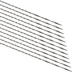 Murtenze 12PCS Spiral Scroll Saw Blades, Plain End Saw Blades Assortment for Wood Metal Cutting Sawing Carve (#4 Wood Cutting)