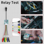 Multifunctional Power Circuit Probe Tester DC Voltage 12V to 40V, 20FT Extension Wire, Grounding Testing, Component Activation, Short Circuit Positioning, Continuity Testing