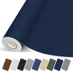 Canvas Repair Patch, 17X79 Inch Strong Sticky Fabric Repair Tape, Self-Adhesive Fabric Patch for Sofas, Tote Bags, Clothing, Car Seats, Furniture (Dark Blue, 17X79 Inch)