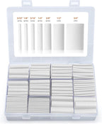 Wirefy Heat Shrink Tubing Kit - 3:1 Ratio Adhesive Lined, Marine Wire Shrink Wrap Tube - Waterproof Industrial, Automotive Tubes - White - 275 PCS | White Heat Shrink Tube