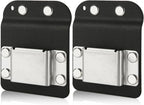 Starvast 2pcs Tape Measure Holder for Belt, Tape Measure Belt Clip, Drill Holder for Tool Belt, Fits Up to 2" Tool Belt, Suitable for Measuring Tape Drill, Any Tape Holster with A Clip, Black