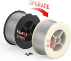 YESWELDER Flux Core Gasless Mig Wire, Mild Steel E71TGS .030+.035-Diameter, 2-Pound Spool, 2-Packs Dual Specification Welding Wire