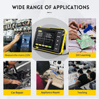 FNIRSI DSO152 Oscilloscope - 2.8" TFT Handheld Digital Oscilloscope Kit Portable Oscilloscope, 2.5MS/s High Sampling Rate, 200KHz Bandwidth, Trigger Function Auto/Nomal/Single