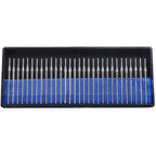 Drilax 30-Piece 1mm Diamond Drill Bits Set – 1/8″ Shank Compatible with Dremel Rotary Tools – Precision Diamond Dremel Bits for Stone, Glass, Ceramic, Sea Glass, Gemstones, Shells & Jewelry Making