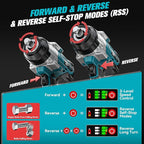 Cordless Impact Wrench 1/2 inch Compatible with Makita Battery: 1700FT-LBS High Torque Impact Wrench Heavy Duty Tool - Brushless Electric Impact Gun Includes LED Work Light - Bare Tool Only