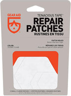 GEAR AID Tenacious Tape Hex 2.5” and 1.5” Repair Patches, Peel-and-Stick to Fix Holes and Burns in Down Jackets, Rain Gear, Tents, Tarps and More