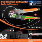 Preciva Ferrule Crimping Tool Kit - AWG 28-5 (0.08-16mm²) Hexagonal Ferrule Crimper with 950Pcs Single and 350Pcs Twin Ferrules Connectors, Self-Adjustable Ratchet Ferrule Terminals Crimping Tool