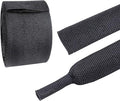 Heat Shrink Braided Sleeving Fabric Tubing 2 in 1 Wiring Harness Tubing Abrasion Resistant Cable Sleeve for Protection Wire/Sheath/Irregular Shape Hose (1-3/8"-13ft)