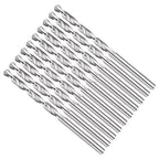 Drill Bit, 3.5mm Cutting Diameter, 4241 HSS 118° Cutting Angle Uncoated Bright Versatile Jobber Bits - (Applications: for Drilling Plastic Wood Soft Metal), 10-Pieces