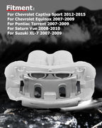 cciyu Front Left Brake Caliper Assembly w/Bracket 18B5056 For Chevy For Captiva Sport/For Equinox,For Pontiac For Torrent,For Saturn For Vue,For Suzuki For XL-7