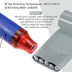 MECCANIXITY Battery Wrap PVC Heat Shrink Tubing 14mm Dia 23mm Flat 10 Feet(3meters) Silver Gray Good Insulation for Battery Pack