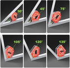 Spurtar Switchable Welding Magnets 90lbs Welding Clamps On Off Magnet Holder, Heavy Duty Hexagon Clamp Tools and Accessories Multi-Angle