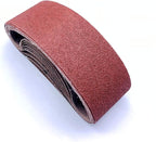 3x21 Sanding Belts for Belt Sander, 3 x 21 Aluminum Oxide Belt Sander Belt, 3 Each of 40 80 120 180 240 400 Grits Sander Belts,18 Pack(3x21In)