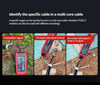 UNI-T UT25CL Cable Locator AC/DC Circuit Tracer and Breaker Finder, Wall Cable Detector and Underground Cable Finder, Short/Open Circuit Detect, 8V-480V Voltage Measurement, NCV Unipolar Bipolar Test