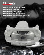 cciyu Front Left & Right Brake Calipers Assembly w/Bracket 19B2660 19B2661 For Acura For ILX,For Honda For Accord/For Civic/For CR-Z/For Fit