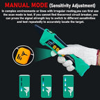 Xin Tester Digital AC Circuit Breaker Finder Tool with Integrated GFCI Outlet Tester, 90-120V NCV Electrical Circuit Tracer Automatically Scan Voltage Detector Electrician Tool XT-33A