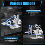 Belt Sander Electric Sanding Polishing Grinding Machine Vertical & Horizontal Use Woodworking Bench Sander Speed | Rotating Angle Adjustable for Metal Processing Jewelry Making Acrylic Polishing