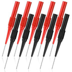 cobee 10 Pcs 0.7mm Test Probe Pins, Wire Piercing Probe Insulation Back Probes Non-Destructive Pin, Wire Piercing Probe Pin Multimeter Probes for Banana Socket Plug Car Tester