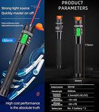 2pcs Professional Visual Fault Locator Fiber Optic Tester - Includes 2pcs 9/125μm Singlemode FC/LC Adapters | for Fiber Optic Cable Maintenance, Network Installation & Repair (Mode Number: VFL-30)