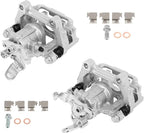 cciyu Rear Left & Right Brake Calipers Assembly w/Bracket 19B6384 19B6385 For Audi For A3/For A3 Quattro,For Volkswagen For Beetle/For Eos/For Golf/For GTI/For Jetta/For Passat
