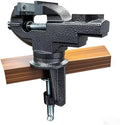 Home Vise Universal Rotate 360° Work Clamp-On Vise Table Small Bench Vice for Jewelers Hobby Clamps Craft Repair Tool Portable Work Bench Vise (mini) (Black, 3 INCH)