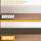 GSCIT Club Brown Walnut Wallpaper, 24 inch X 25ft Self Adhesive Wood Grain Repair Tape Patch for Tables, Chairs, Baseboards, Doors, Windows, Floors, Handicraft DIY.
