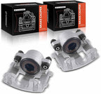 A-Premium Disc Brake Caliper Assembly Without Bracket Compatible with Select Jeep Models - Cherokee, Comanche, Grand Cherokee, TJ, Wagoneer, Wrangler - Front Driver and Passenger Side