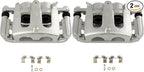 SCITOO 18B5214 18B5215 Front Left & Right Disc Brake Calipers w/Bracket Fit For Ford For Explorer 2011-2019,For Lincoln For MKS 2009-2012,For Lincoln For MKT 2010-2019, Double Pistons