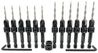FTG USA Countersink Drill Bit Set for Wood with Tapered Drill Bit 6 Pc #4 (7/64"), 6 Pc #6 (9/64")
