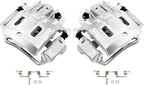 SCITOO Rear Brake Calipers With Bracket 18-B4752 18-B4753 Compatible For Ford For Excursion/F-250, For Ford For F-250 Super Duty 99-04 For Ford For F-350 99-04 For Ford For F-350 Super Duty 99-04