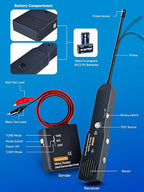 Circuit Tracer, Automotive Short Circuit Finder, Wire Tracer, Automotive Short and Open Finder Repair Tool EM415PRO DC 6-42V