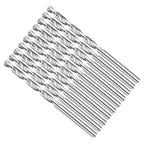 Drill Bit, 3.2mm Cutting Diameter, 4241 HSS 118° Cutting Angle Uncoated Bright Versatile Jobber Bits - (Applications: for Drilling Plastic Wood Soft Metal), 10-Pieces