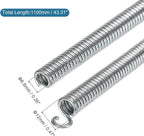 MECCANIXITY Spring Tube Bender OD 12mm/0.47" Steel Spring Pipe Copper Tubes 1100mm/43.31" Long for 5/8" Copper Pipe(16mm) in Home Renovations,Electrician Wiring Bending Pipe(insert-pipe use)