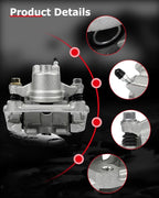 cciyu Rear Left Brake Caliper Assembly w/Bracket 19B2697 2005 2006 2007 For Toyota For Avalon,2002 2003 2004 2005 2006 For Toyota For Camry,2004 2005 2006 2007 2008 For Toyota For Solara