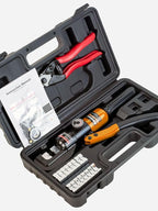 AMZCNC 1/8” Wire Rope Crimping Tool Hydraulic Hand Crimper Tool for Stainless Steel Cable Railing Fittings for 1/16" 1/8" 3/16" Cable –Wire Swaging Tool 8 Ton and Stainless Steel Cable Cutter