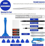 HengTianMei 142 in 1 Precision Screwdriver Set Professional Magnetic Repair Tool Kit for Computer, Laptop, Xbox, Macbook, Game Console (H1128)