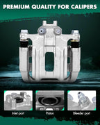 SCITOO Rear Left+Right Brake Calipers With Bracket 19B2911 19B2910 Compatible For Honda CR-V 2005-2006