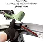 48 PCS 1/2 x 18 Sanding Belts, 1/2x18 Aluminum Oxide Sanding Belts for Mini Air Belt Sander, 8 Each of 40,60,80,120,180,240 Grit