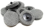 Benchmark Abrasives 2 Inch Sanding Discs Quick Change Silicon Carbide Surface Preparation Wheels, Polishing Wheel for Drill & Die Grinder Sanding Disc, Paint Stripper & Removal - (10 Pack)(Grey)