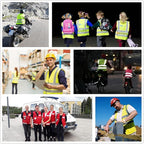 Tydon Guardian Reflective Safety Vest for Women Men High Visibility Security With Pocket Zipper Front Meet ANSI/ISEA Standard