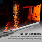 40pcs Metric Tap and Die Set, Metric Standard Rethreading Tool Kit, Coarse and Fine Threads for Cutting External and Internal Threads, Essential Repair Tool Kit with Thread Wrench