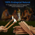 EasyGoProducts Eco-Stix Fatwood Fire Starter Kindling Firewood Sticks 100% Organic Firestarter for Wood Stoves, Fireplaces, Campfires, Bonfires - 05 Pounds