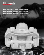 cciyu Front Right Brake Caliper Assembly w/Bracket 19B2691 2002 2003 2004 For Infiniti For I35,2002 2003 2004 2005 2006 For Nissan For Altima,2002 2003 For Nissan For Maxima