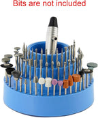 DZQ Rotating Bur Holder 116 Holes,Rotary Tool Holder 1/8"Diameter,Mandrel Drill Holder 360 Degree Rotating,for Drill Home and Garage Tool Accessories(Green)