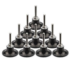 2" Pad Holder for Sanding Discs, Hard Rubber, TR System, 10 Pcs Pack