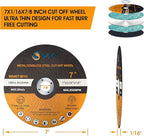 S SATC 7" Cutting Wheel 25 PCS Metal Cutting Blade 7 x 1/16 x 7/8 inch Cutting Disc Die Grinder Disc Fits Angle Grinder Air Tool